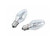 Camco 54705 Replacement Clear Patio Decor Light Bulb Pack Of 2