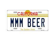 Smart Blonde LP 6859 MMM Beer California Novelty Metal License Plate