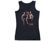 Trevco Charmed Three Hot Witches Juniors Tank Top Black Small