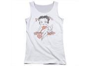 Boop Classic With Pup Juniors Tank Top White Small