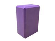 Nu Source 9 x 3 in. Foam Yoga Block Purple 4 Pack