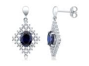 Doma Jewellery SSEZ836B Sterling Silver Earrings With CZ 4 g.