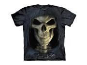 The Mountain 1036522 Big Face Death T Shirt Large