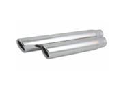 VIBRANT 1583 4 In. Exhaust Tail Pipe Tip Silver