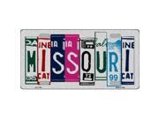Smart Blonde LPC 1039 Missouri License Plate Art Brushed Aluminum Metal Novelty License Plate