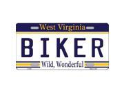 Smart Blonde LP 6531 Biker West Virginia Novelty Metal License Plate