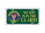 Smart Blonde LP 5207 Son Is Army Novelty Metal License Plate