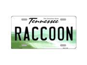 Smart Blonde LP 6427 Raccoon Tennessee Novelty Metal License Plate