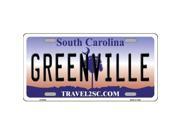 Smart Blonde LP 6300 Greenville South Carolina Novelty Metal License Plate