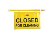 Rubbermaid Commercial Products 9S15YEL Site Safety Hanging Sign Yellow
