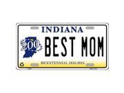Smart Blonde LP 6651 Best Mom Indiana Novelty Metal License Plate