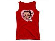 Boop I Love Betty Juniors Tank Top Red Small