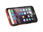 DreamWireless SCAIP6LSTDRDBK Apple iPhone 6 Plus 3 Pieces Hybrid Case With Stand Red And Black