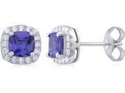 Doma Jewellery SSEZ728B Sterling Silver Earrings With Cubic Zirconia 1.7 g.