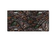 Smart Blonde LP 5268 Branches Camouflage Metal Novelty License Plate