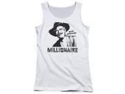 Trevco Beverly Hillbillies Millionaire Juniors Tank Top White 2X
