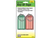 Hy Ko Products KC143 2 Pack Colored Key I.D. Tag With Split Ring Pack Of 5