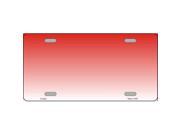 Smart Blonde LP 3523 Red Fade To Top Metal Novelty License Plate