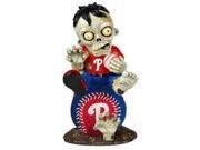Philadelphia Phillies Zombie Figurine On Logo
