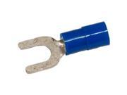 Morris Products 11630 Nylon Insulated Spade Terminals 16 14 Wire 0.2 5 In. Stud Pack Of 100