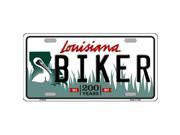 Smart Blonde LP 6212 Biker Louisiana Novelty Metal License Plate