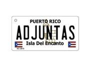 Smart Blonde KC 2810 Adjuntas Puerto Rico Flag Novelty Key Chain