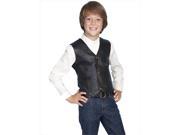 Scully 2001 11 XL Leather Kids Vest Black Lamb Extra Large