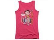 Boop Wet Your Whistle Juniors Tank Top Hot Pink Small