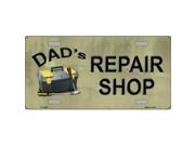 Smart Blonde LP 6890 Dads Repair Shop Metal Novelty License Plate