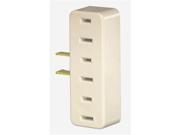 Leviton Ivory Triple Tap Plug In Outlet Adapter 001 65 I