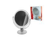 Bulk Buys OC636 16 Dual Sided Round Stand Up Vanity Mirror