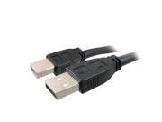 Comprehensive USB2 AB 65PROAP Pro AV IT Active Plenum USB A Male to B Male Cable 65 ft.