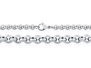 Doma Jewellery SSSSN03426 Stainless Steel Necklace Rolo Style 5.3 mm. Length 20 2 26 in.