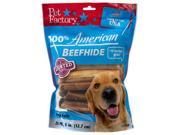 Pet Factory 78117 Rawhide Chip Rolls Dog Treat 18 Pack