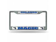 Rico Industries RIC FC83003 Orlando Magic NBA Chrome License Plate Frame