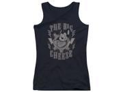 Trevco Mighty Mouse The Big Cheese Juniors Tank Top Black Medium