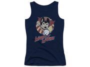 Trevco Mighty Mouse The One The Only Juniors Tank Top Navy Small