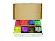 Prang 4 x 0.43 in. Large Non Toxic Crayon Master Pack Pack 400