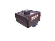 RJS Racing Equipment 03 0027 01 00 12 Gallon Drag Fuel Cell With Sump Raised Plastic Cap 4 Pieces Methanol Foam Black
