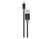 SOS 12A Charge Sync Cable For Lightning USB Devices Black