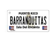 Smart Blonde KC 2819 Barranquitas Puerto Rico Flag Novelty Key Chain