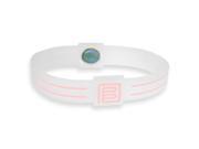 Pure Energy Band Duo Clear White Pink 6.1 in.