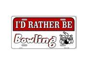 Smart Blonde KC 5175 Rather Be Bowling Novelty Key Chain