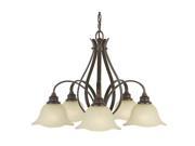 Murray Feiss F2050 5GBZ Morningside Collection Grecian Bronze Chandelier Kitchen