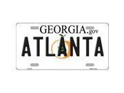 Smart Blonde LP 6139 Atlanta Georgia Novelty Metal License Plate