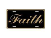 Smart Blonde LP 2550 Faith Metal Novelty License Plate