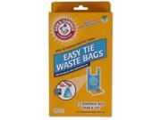 Petmate 71041 Easy Tie Waste Bag 75 Count