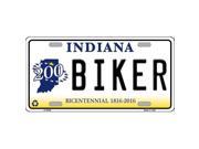 Smart Blonde LP 6406 Biker Indiana Novelty Metal License Plate