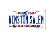 Smart Blonde LP 6476 Winston Salem North Carolina Novelty Metal License Plate