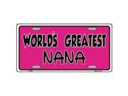 Smart Blonde LP 5351 Worlds Greatest Nana Metal Novelty License Plate